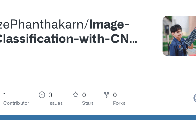 GitHub - IzePhanthakarn/Image-Classification-with-CNN-Model-using-Python