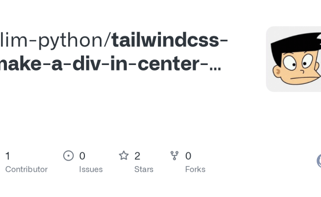GitHub - Slim-python/tailwindcss-make-a-div-in-center-vertically-and ...