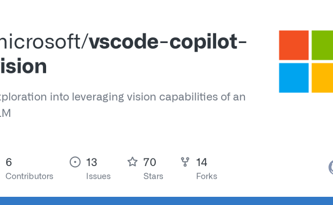 GitHub - Microsoft/vscode-copilot-vision: Exploration Into Leveraging ...