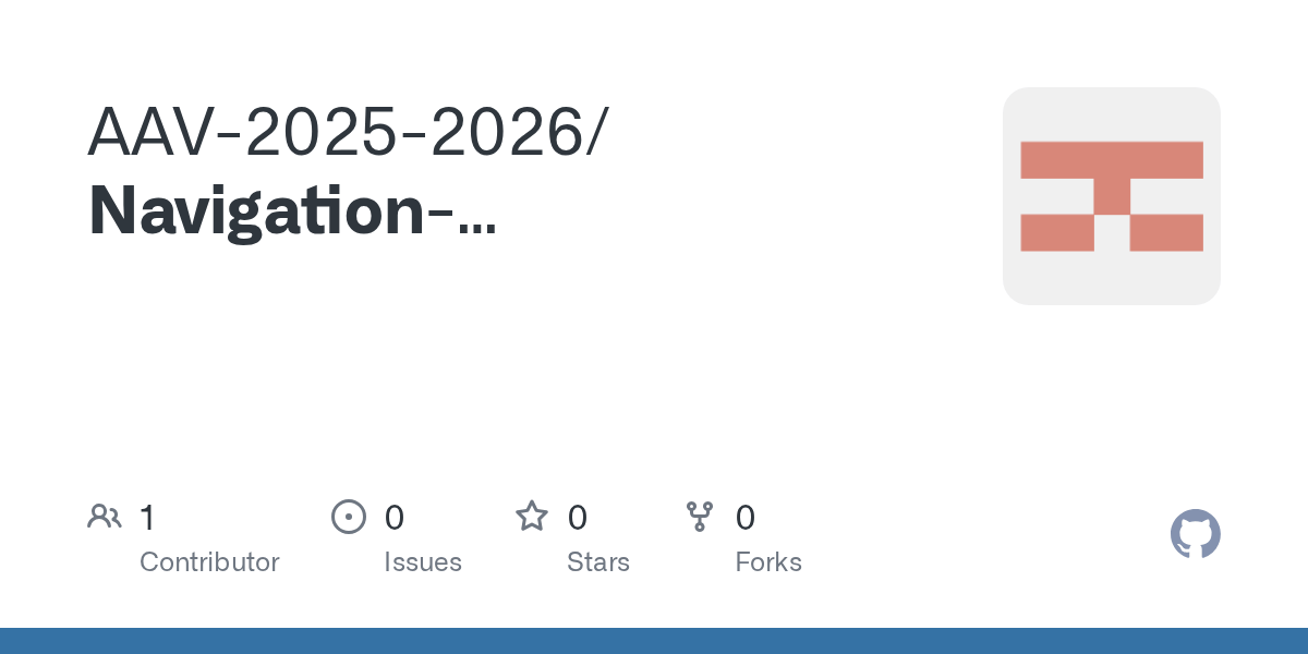 GitHub AAV 2025 2026 Navigation Navigation