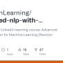 GitHub - LinkedInLearning/advanced-nlp-with-python-for-machine-learning ...