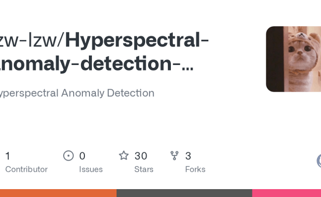 GitHub - Lzw-lzw/Hyperspectral-anomaly-detection-methods: Hyperspectral ...