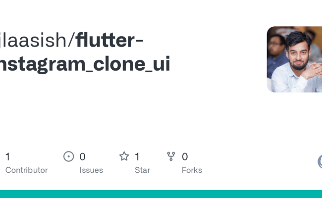 GitHub - Rjlaasish/flutter-instagram_clone_ui