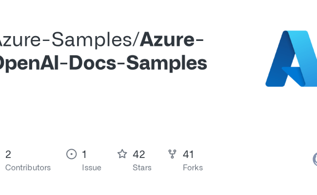 GitHub - Azure-Samples/Azure-OpenAI-Docs-Samples