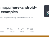 Github Heremaps Here Android Sdk Examples Java Based Projects Using