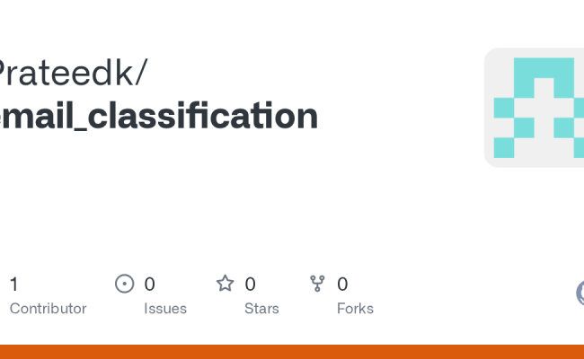 GitHub - Prateedk/email_classification