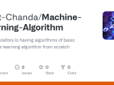 Github Arijit Chanda Machine Learning Algorithm This Repository Is