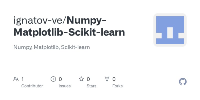 Github Ivanjarunin Python Data Science Numpy Matplotlib Scikit Learn - Abstract Photo Collection - Full HD Quality