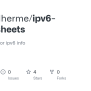 GitHub - Luis-guilherme/ipv6-cheat-sheets: Cheat Sheets For Ipv6 Info
