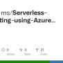 GitHub - Hiroyay-ms/Serverless-Computing-using-Azure-Functions