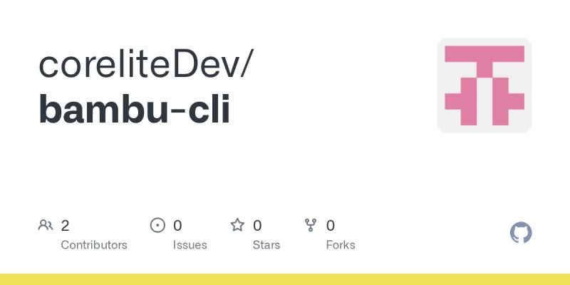 Github The Simple Mark Bambu Config To Ini A Cli For Converting - Full HD Geometric Images for Desktop