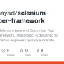 GitHub - Jameersayad/selenium-cucumber-framework: Open Source Selenium-java And Cucumber Test ...