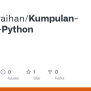 GitHub - AfifNurraihan/Kumpulan-Proyek-Python