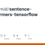 GitHub - Philschmid/sentence-transformers-tensorflow