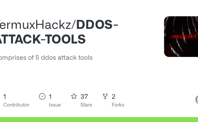 GitHub - TermuxHackz/DDOS-ATTACK-TOOLS: Comprises Of 5 Ddos Attack Tools