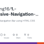 GitHub - Tsbcoding16/1.-Responsive-Navigation-Bar-using-HTML-CSS ...