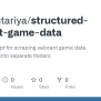 GitHub - Kripalsutariya/structured-valorant-game-data: It Contains Script For Scraping Valorant ...