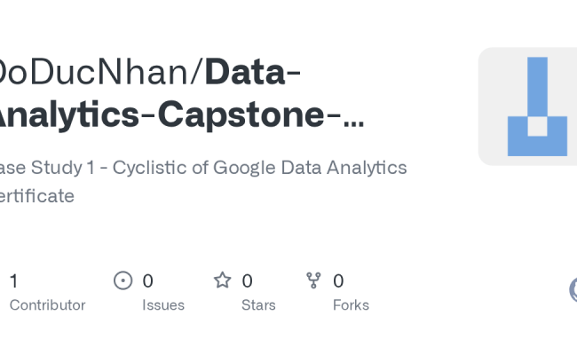 GitHub - DoDucNhan/Data-Analytics-Capstone-Project: Case Study 1 ...