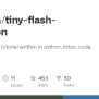 GitHub - 66RING/tiny-flash-attention: Flash Attention Tutorial Written ...