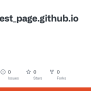 GitHub - Dliuax/test_page.github.io