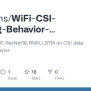 GitHub - EmmIons/WiFi-CSI-Sensing-Behavior-Recognition: Train CNN, MLP ...