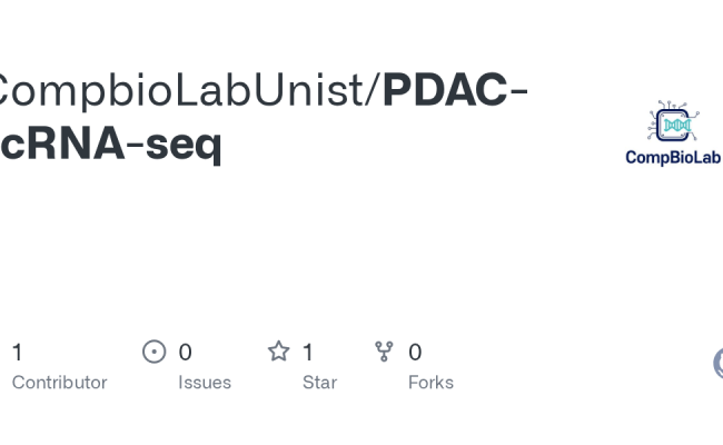 GitHub - CompbioLabUnist/PDAC-scRNA-seq