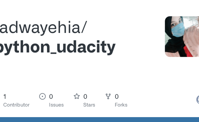 GitHub - Radwayehia/python_udacity