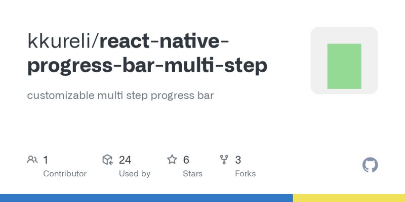 React Native Progress Bar Multi Step Npm Npm Io - Premium Nature Texture Gallery - HD