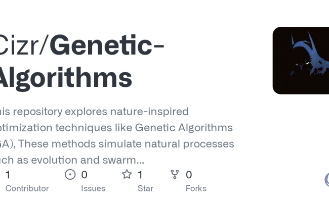 GitHub - Cizr/Genetic-Algorithms: This Repository Explores Nature ...