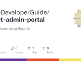 Github Webdeveloperguide React Admin Portal Admin Panel Using Reactjs