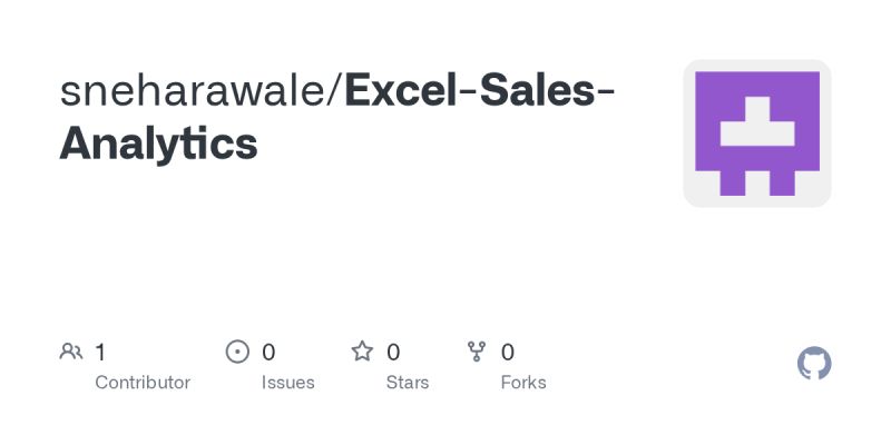 Github Demosbyyash Sales Analytics Using Ms Excel Final Output File - Best Light Images in Desktop