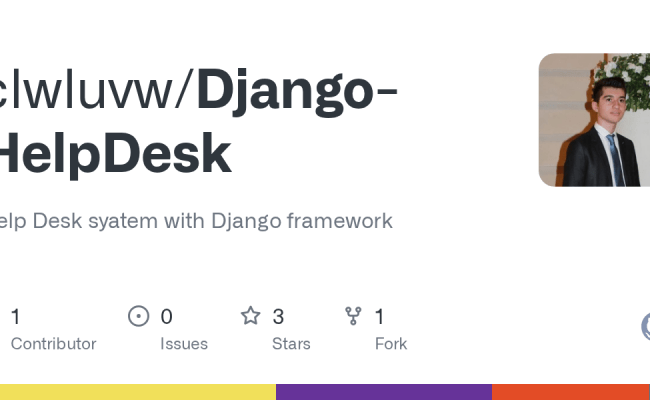 GitHub - Clwluvw/Django-HelpDesk: Help Desk Syatem With Django Framework