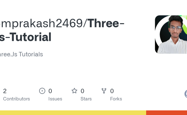 GitHub - Omprakash2469/Three-Js-Tutorial: Three.Js Tutorials