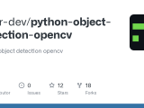 Github Salar Dev Python Object Detection Opencv Python Object