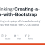 GitHub - Ishfulthinking/Creating-a-Website-with-Bootstrap: A Guide To ...