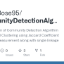 GitHub - RohanBose95/CommunityDetectionAlgorithmImplementation ...