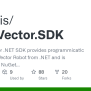 GitHub - Codaris/Anki.Vector.SDK: The Anki Vector .NET SDK Provides ...