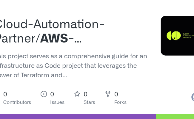 GitHub - Cloud-Automation-Partner/AWS-Infrastructure-Provisioning-with-Terraform-and-Ansible ...