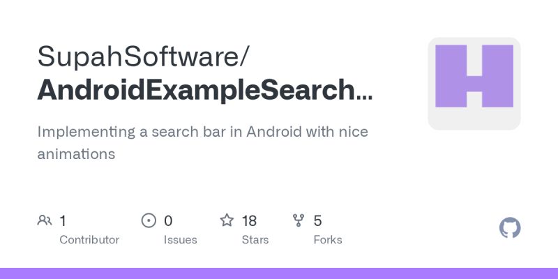 Github Supahsoftware Androidexamplesearchbar Implementing A Search Bar In Android With Nice - Vintage Picture Collection - Desktop Quality