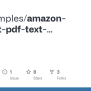 GitHub - Aws-samples/amazon-textract-pdf-text-extractor