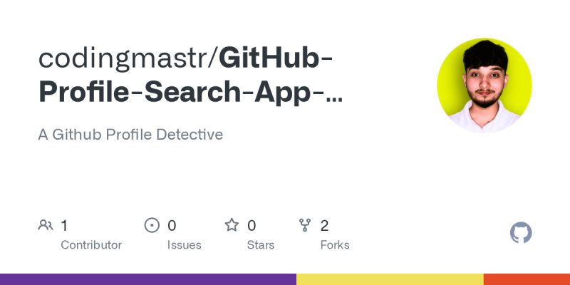 Github Profile Search App In React Js - Modern HD Mountain Photos | Free Download