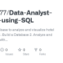 GitHub - AR186077/Data-Analyst-project-using-SQL: Develop A Database To ...