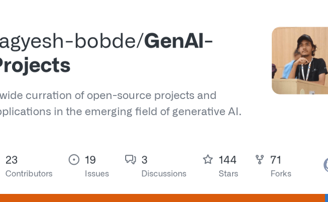 7 GitHub Repo To Master GenerativeAI