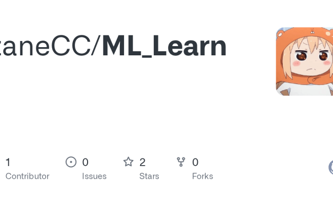 GitHub - ZaneCC/ML_Learn