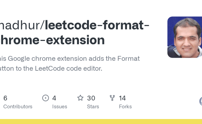 GitHub - Madhur/leetcode-format-chrome-extension: This Google Chrome Extension Adds The Format ...