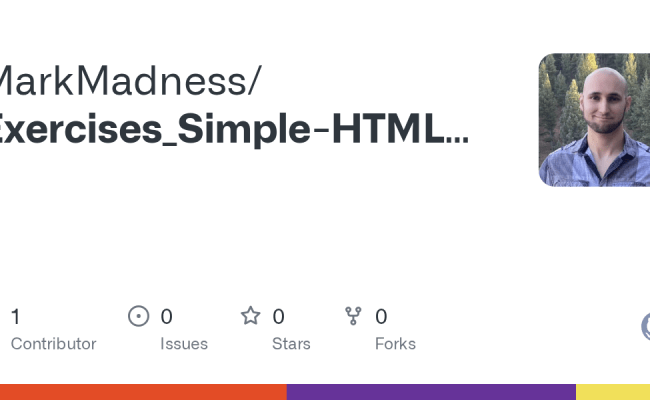 GitHub - MarkMadness/Exercises_Simple-HTML-CSS-JavaScript