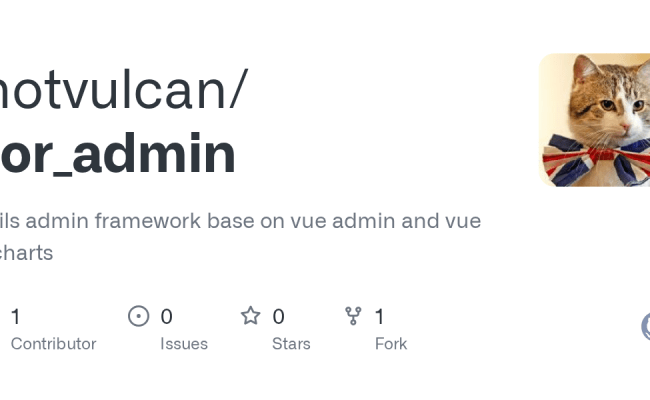 GitHub - Hotvulcan/ror_admin: Rails Admin Framework Base On Vue Admin ...