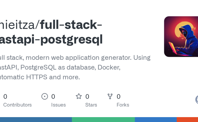 GitHub - Mieitza/full-stack-fastapi-postgresql: Full Stack, Modern Web ...
