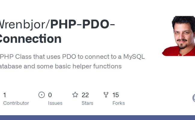 GitHub - Wrenbjor/PHP-PDO-Connection: A PHP Class That Uses PDO To ...