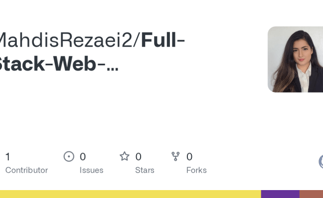 GitHub - MahdisRezaei2/Full-Stack-Web-Development-JS-React-HTML-CSS